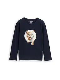 TOM TAILOR | Mädchen Langarmshirt  | dunkelblau