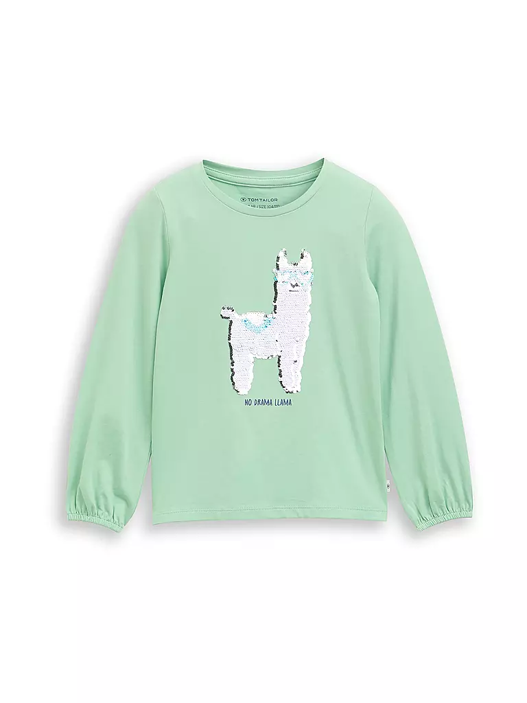 TOM TAILOR | Mädchen Langarmshirt  | hellgrün