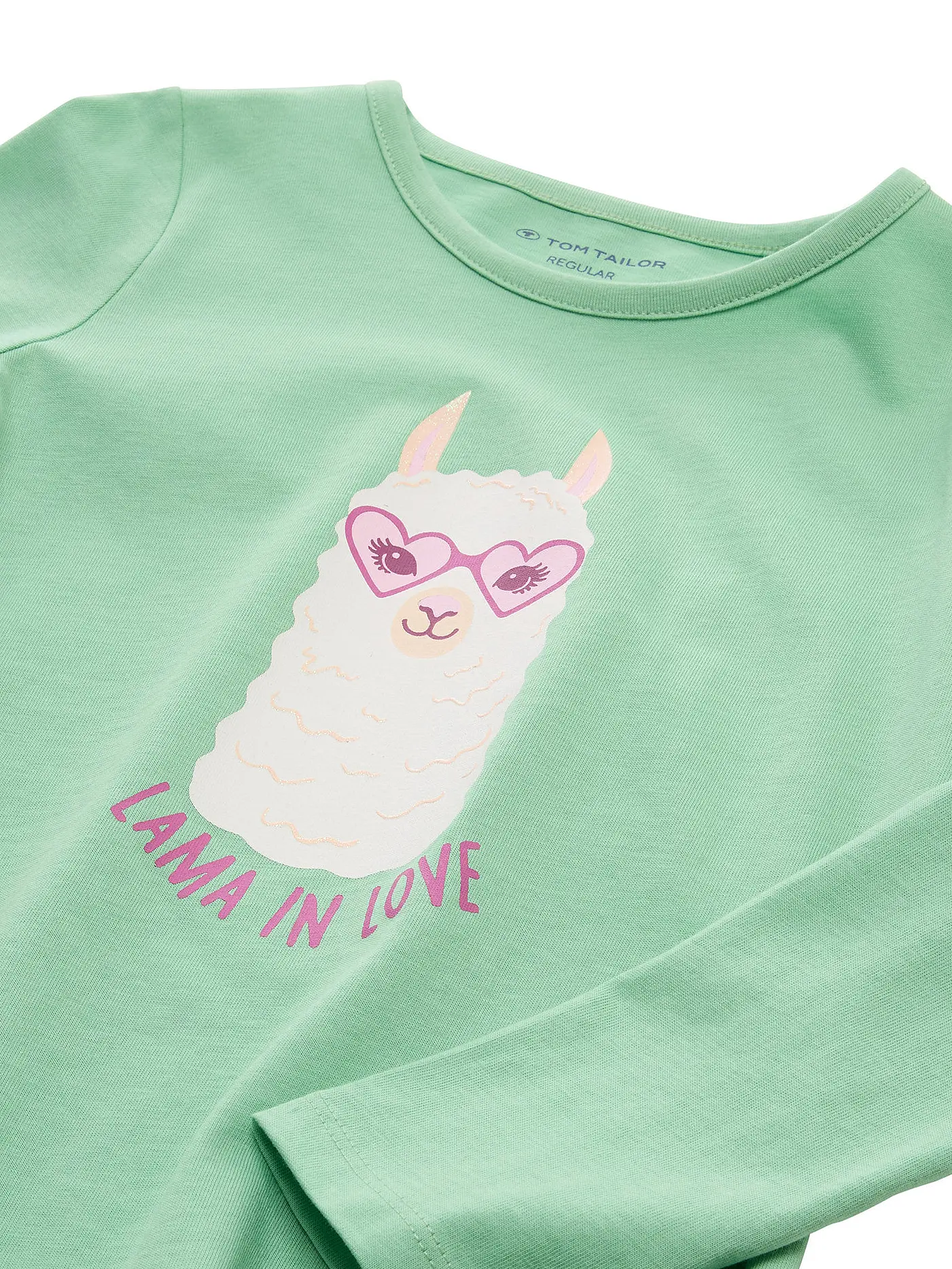 TOM TAILOR | Mädchen Langarmshirt  | hellgrün