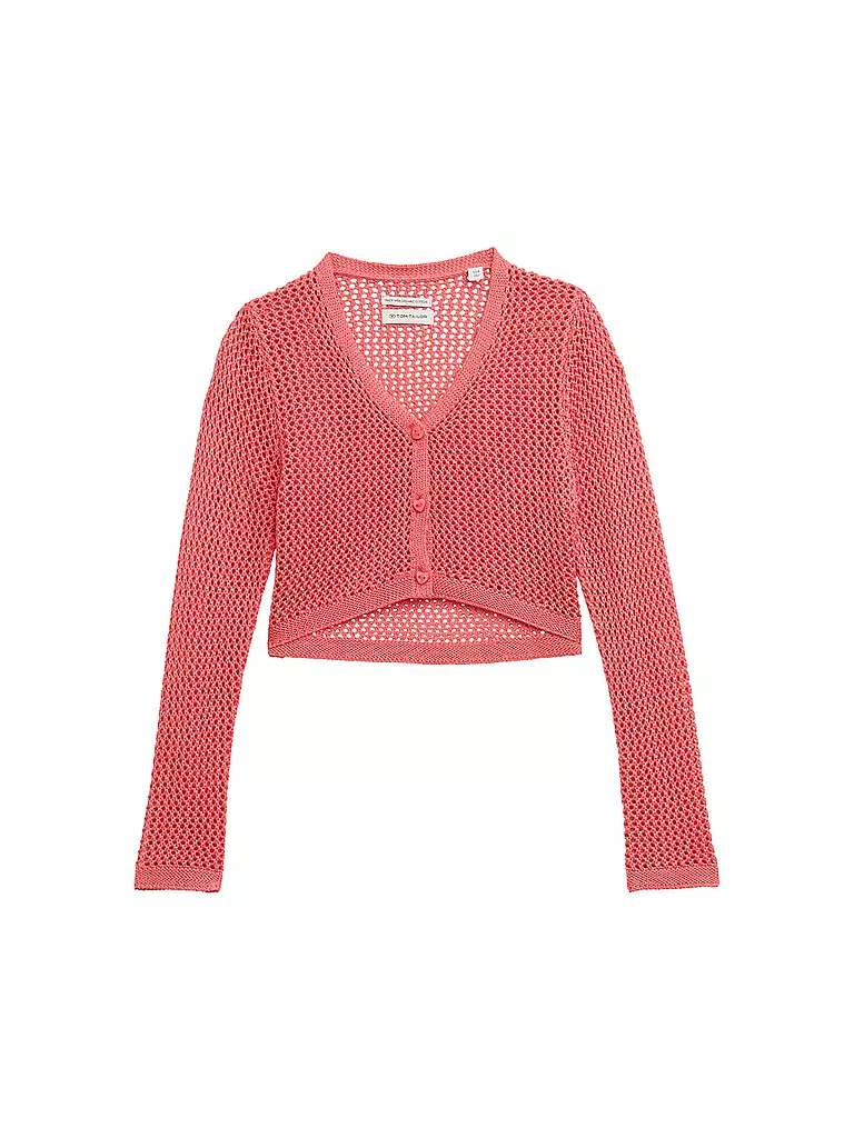 TOM TAILOR | Mädchen Strickjacke  | orange