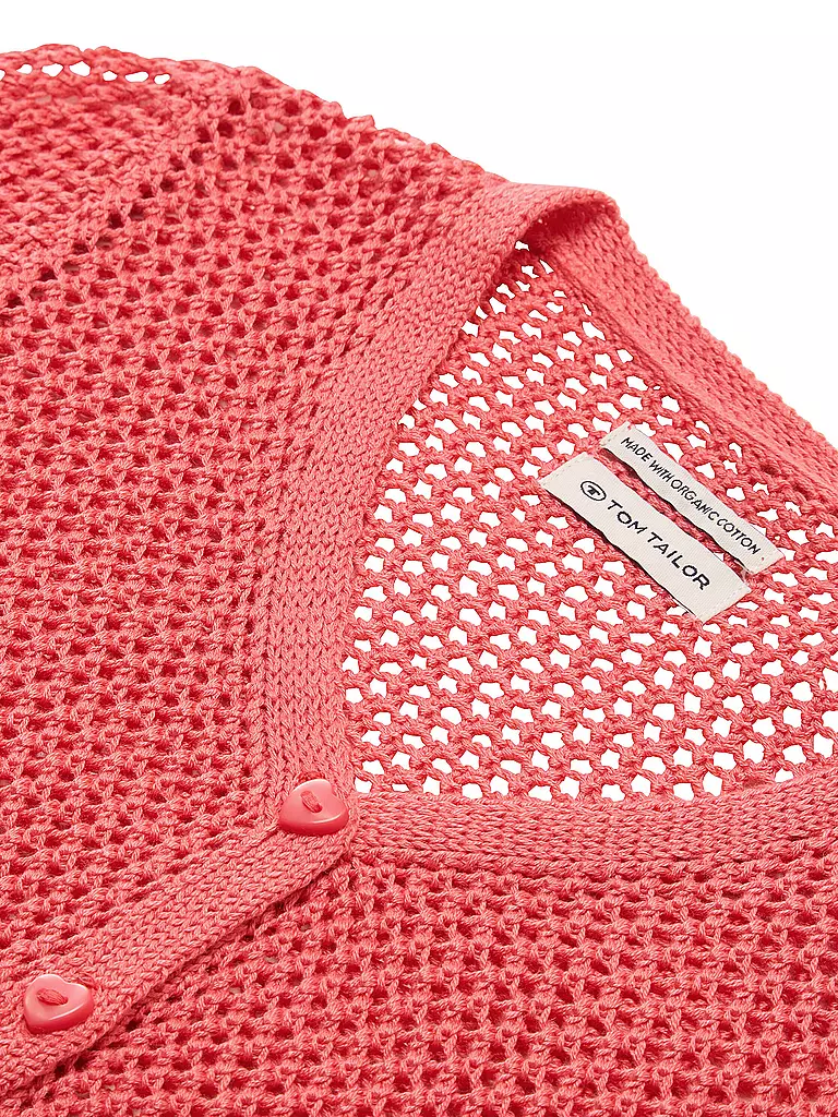 TOM TAILOR | Mädchen Strickjacke | orange