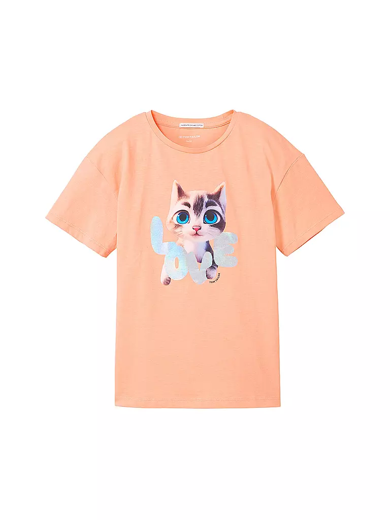 TOM TAILOR | Mädchen T-Shirt | orange