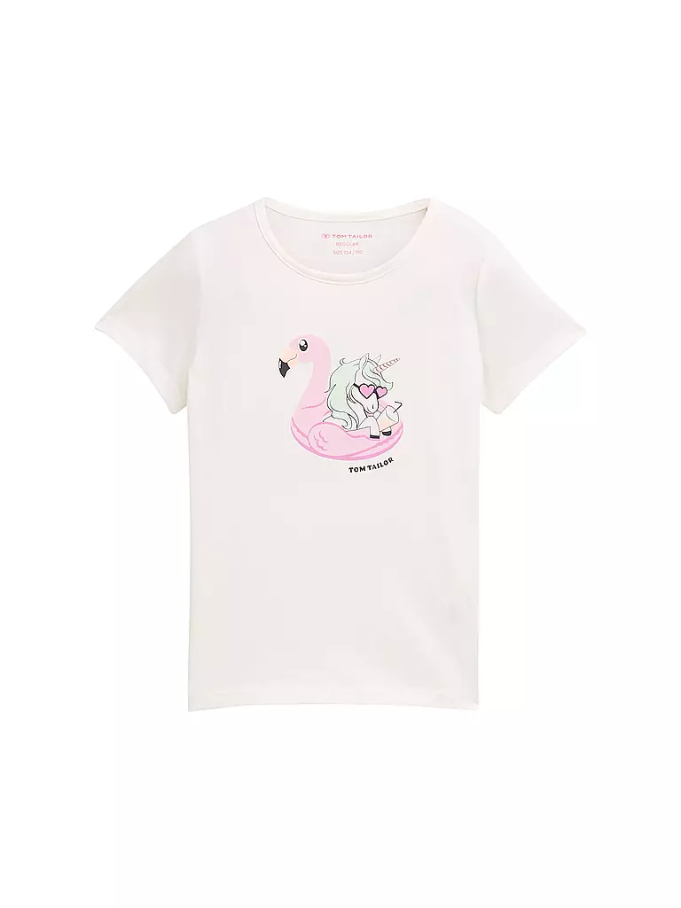 TOM TAILOR | Mädchen T-Shirt | weiss