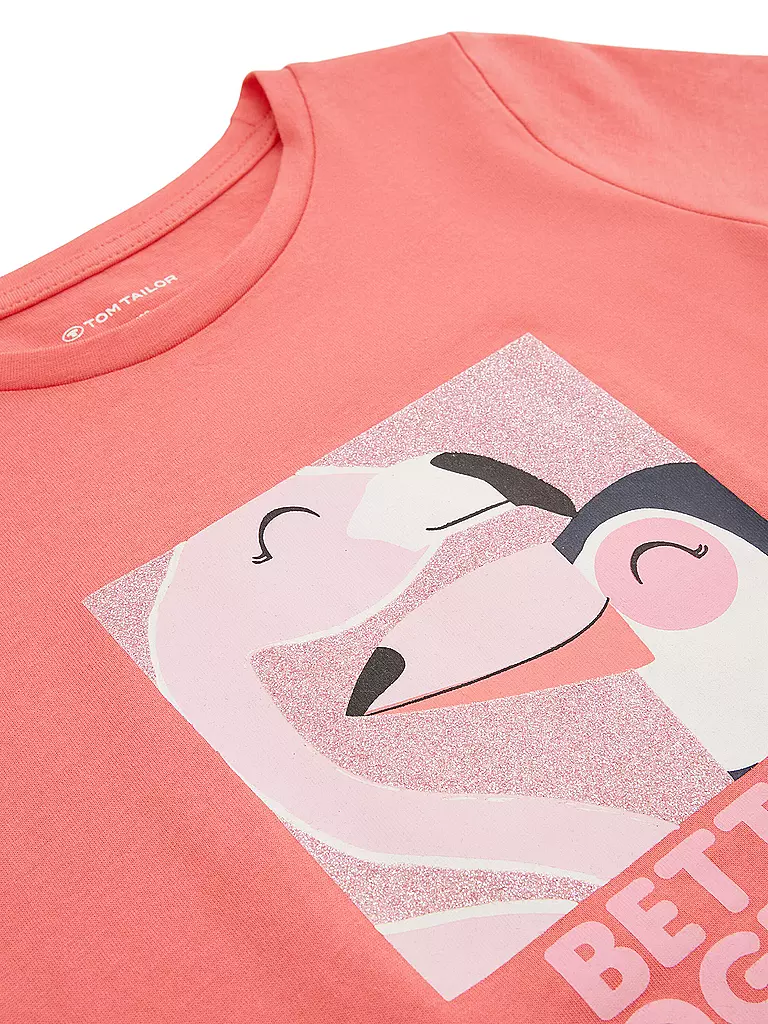 TOM TAILOR | Mädchen T-Shirt | koralle