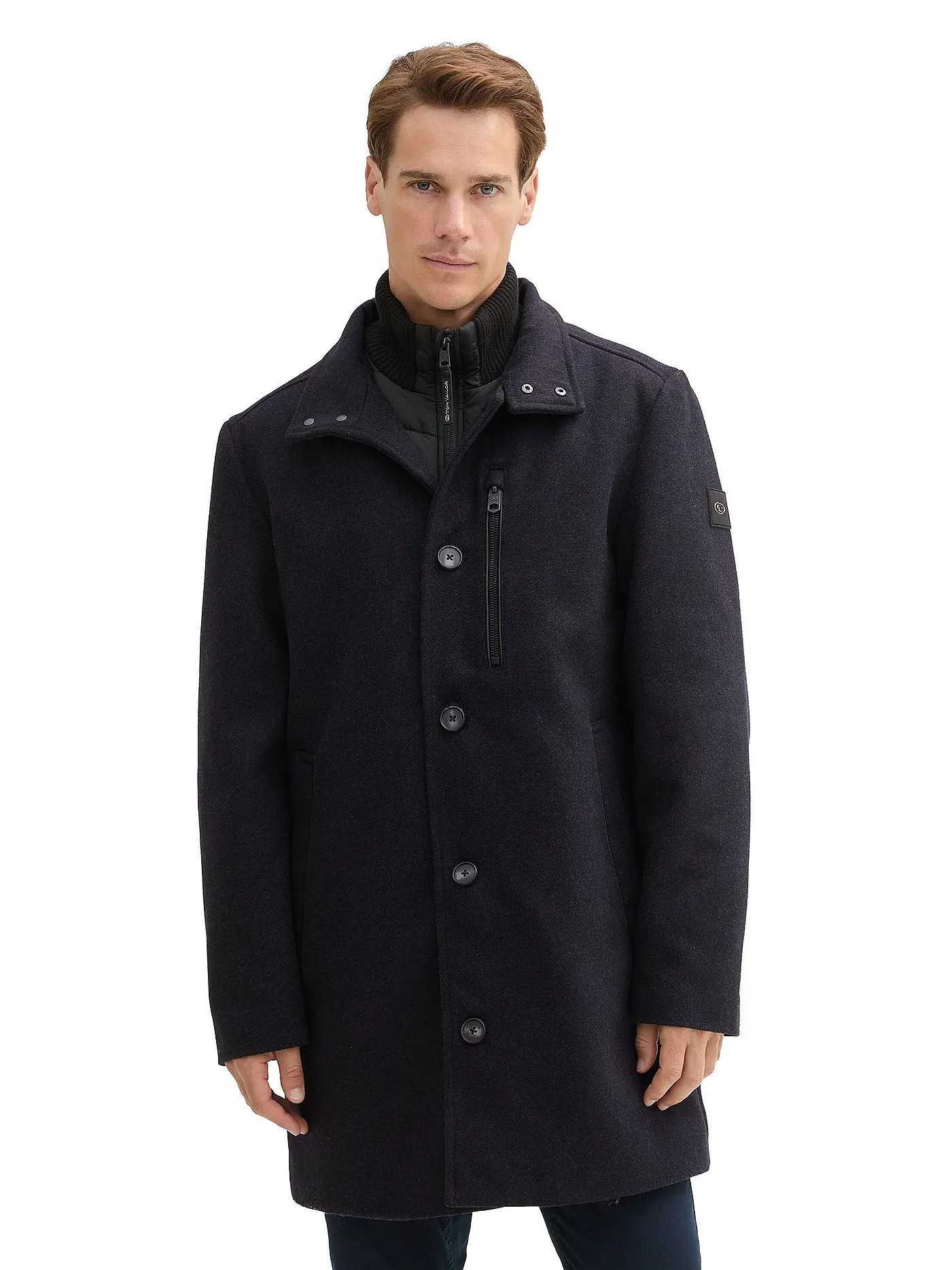 TOM TAILOR | Mantel | dunkelblau