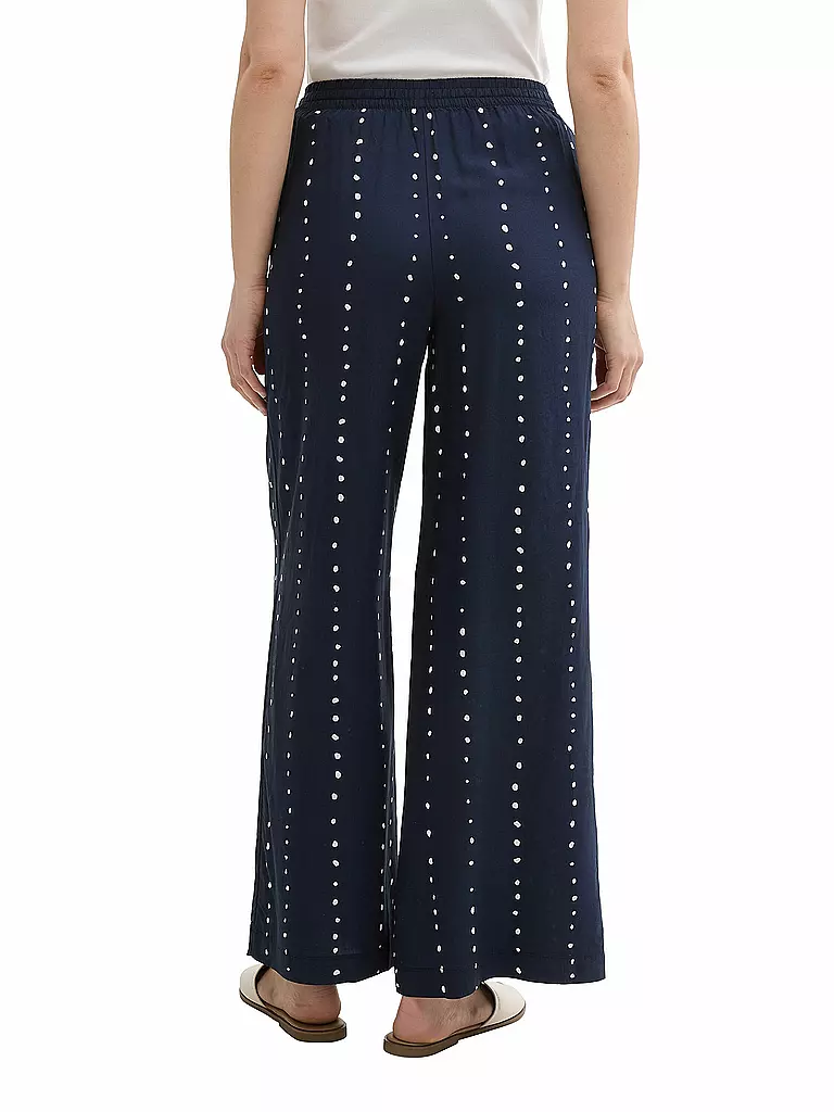 TOM TAILOR | Marlenehose | dunkelblau