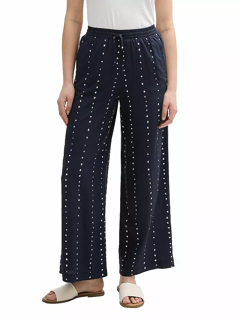 TOM TAILOR | Marlenehose | dunkelblau