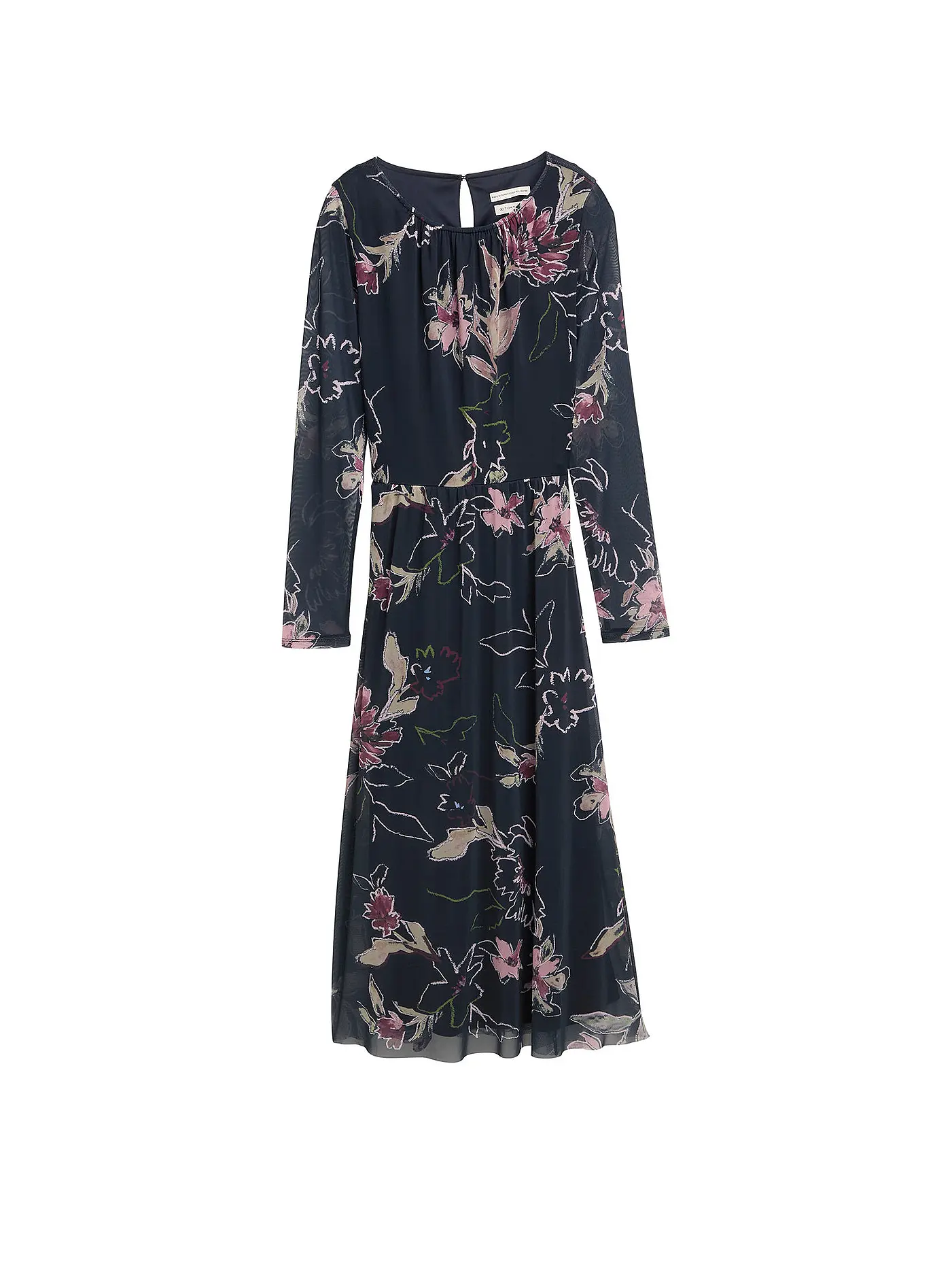 TOM TAILOR | Maxikleid  | schwarz