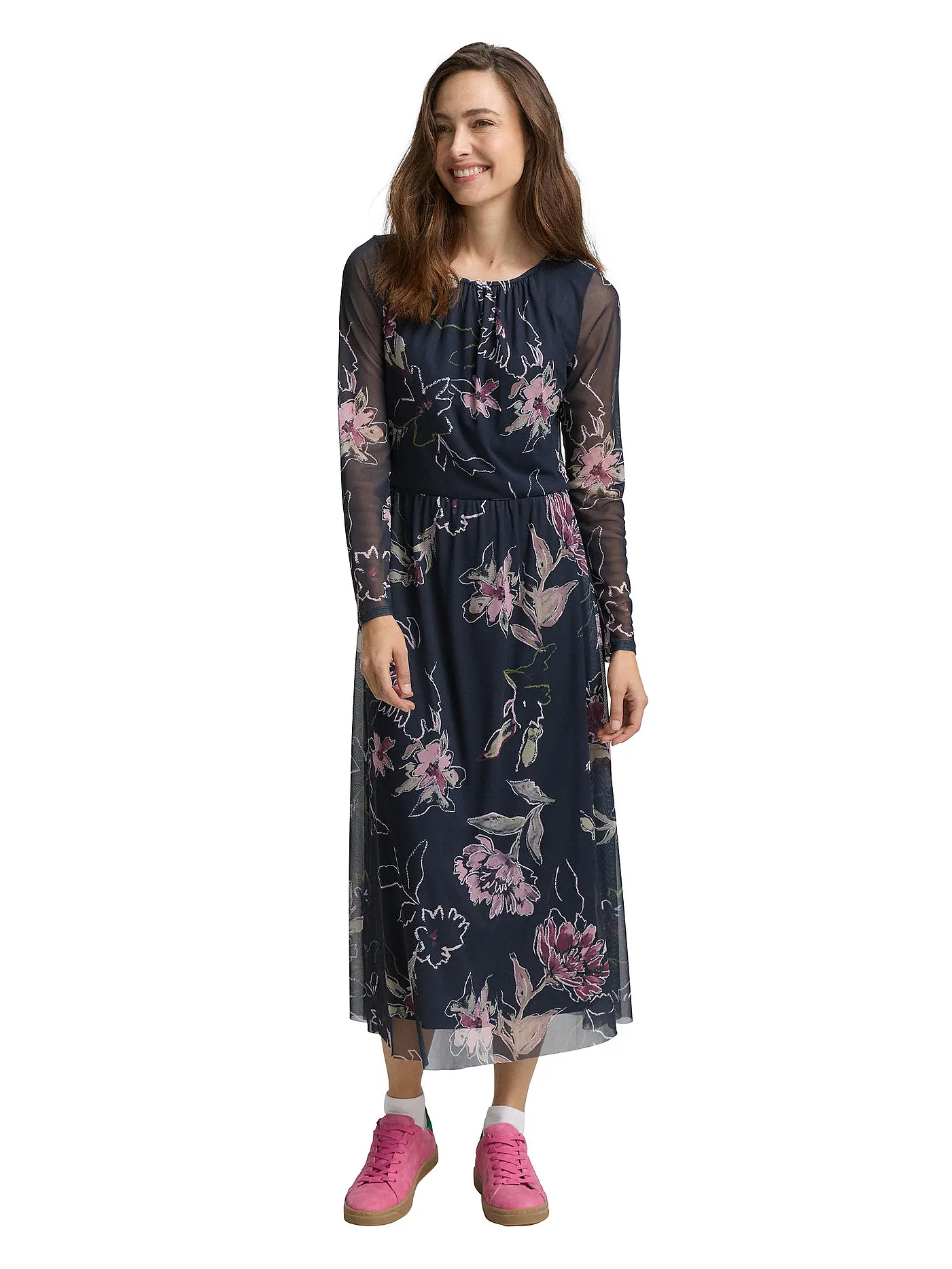 TOM TAILOR | Maxikleid  | schwarz