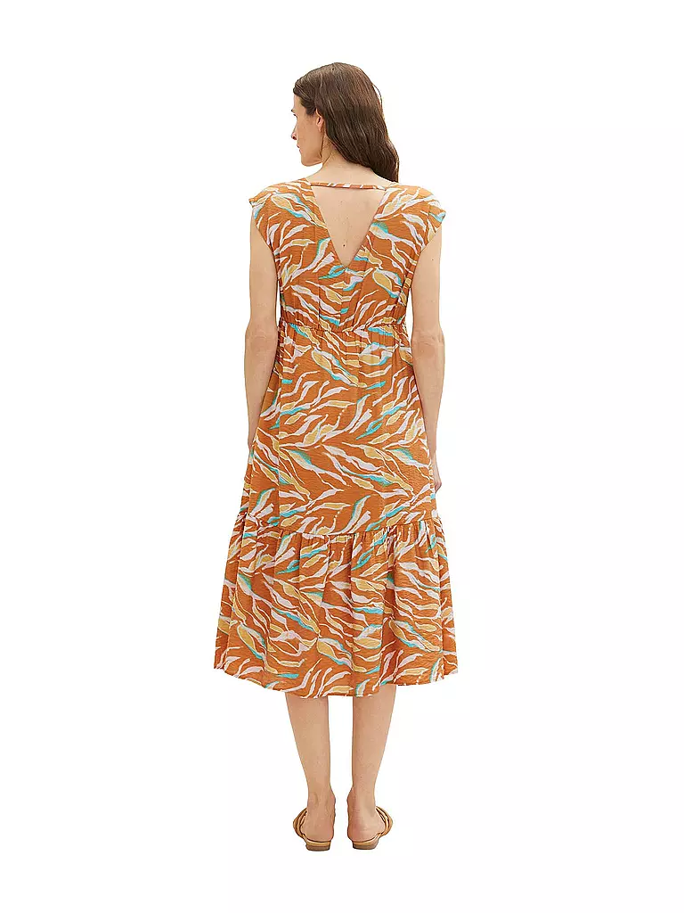 TOM TAILOR | Midikleid | braun