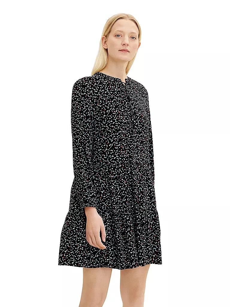 TOM TAILOR | Minikleid | schwarz