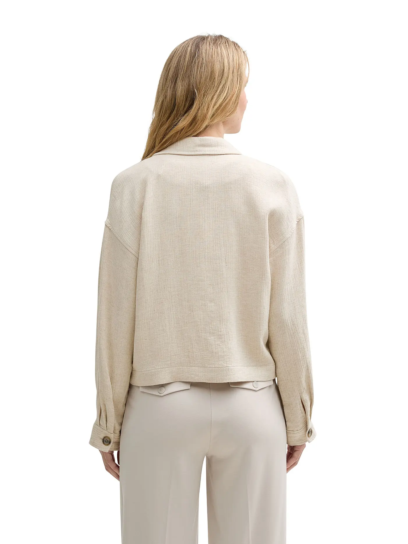 TOM TAILOR | Overshirt  | creme