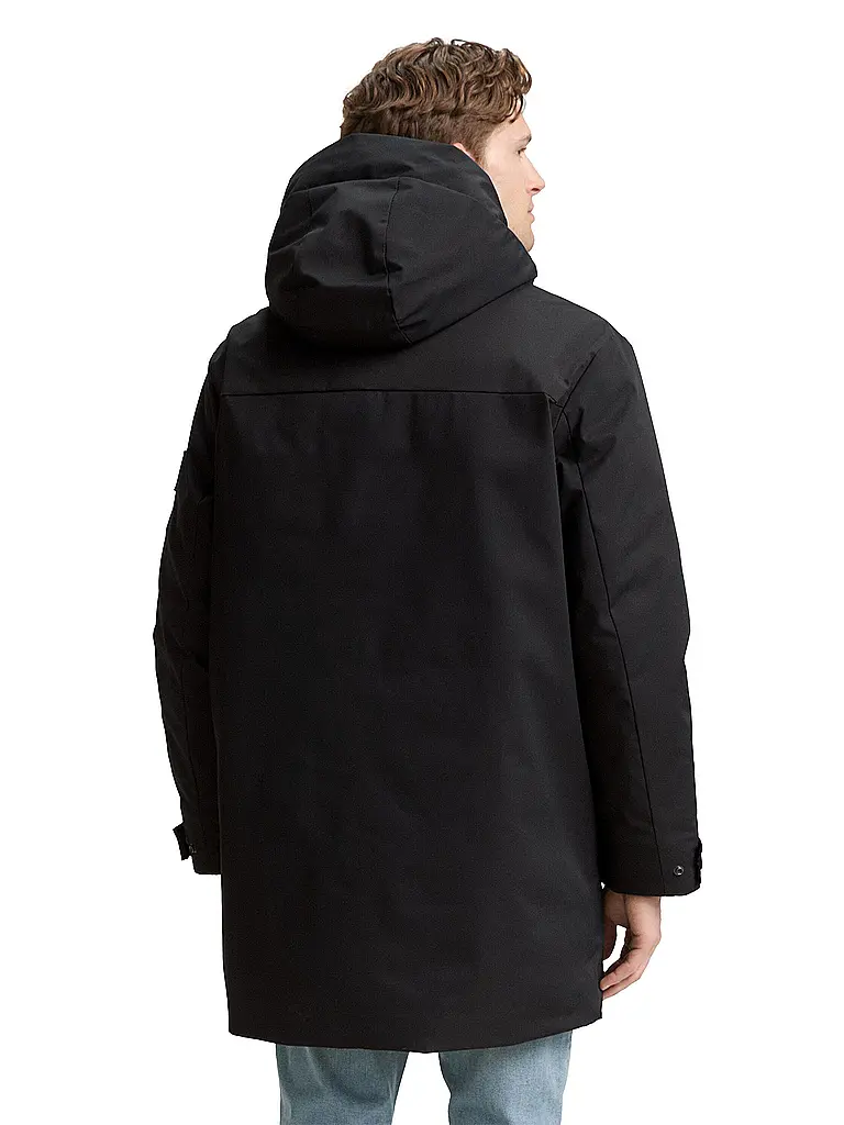 TOM TAILOR | Parka | schwarz