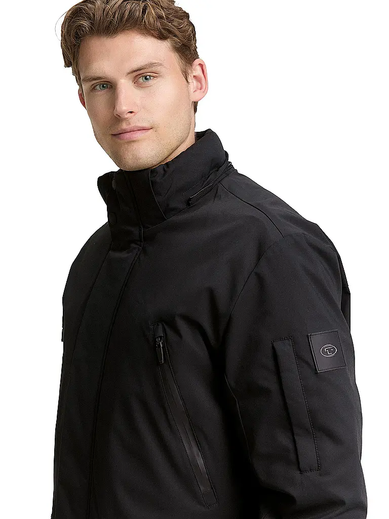 TOM TAILOR | Parka | schwarz
