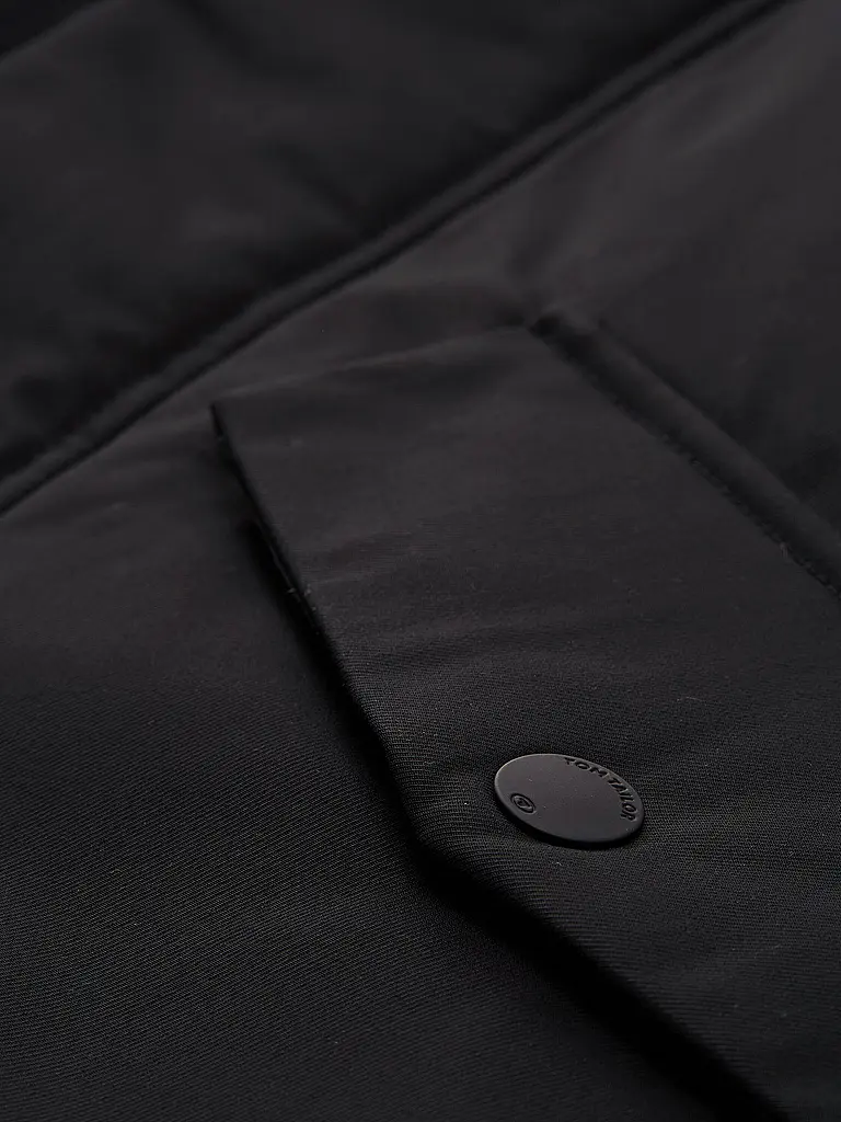 TOM TAILOR | Parka | schwarz