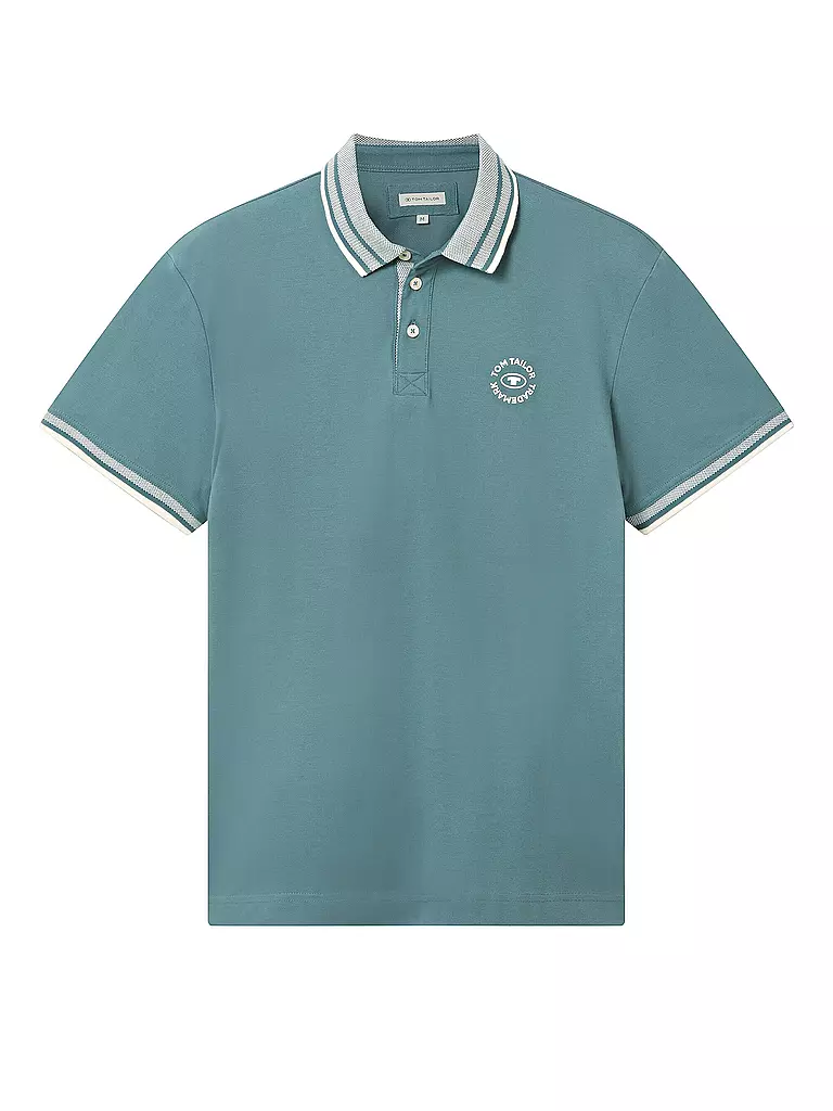 TOM TAILOR Poloshirt grün