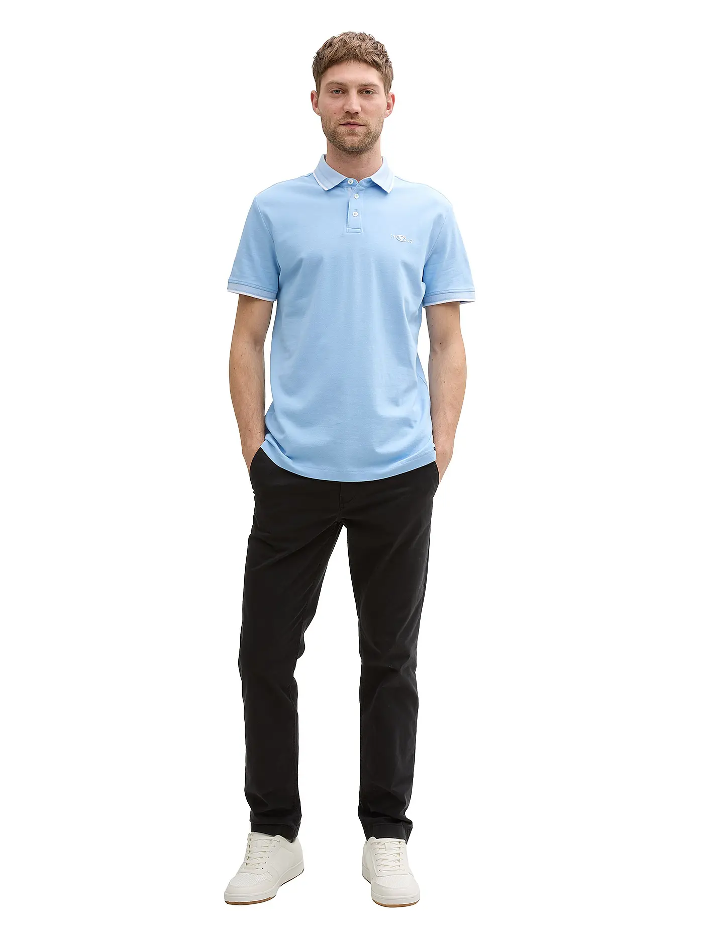 TOM TAILOR | Poloshirt  | hellblau