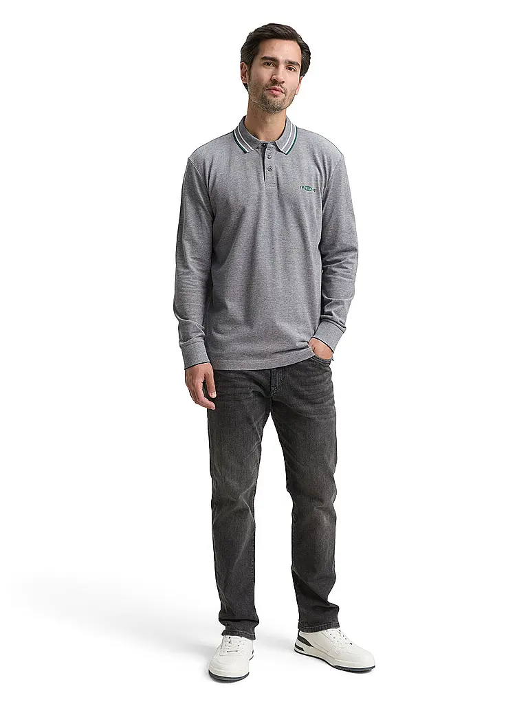 TOM TAILOR | Poloshirt  | grau
