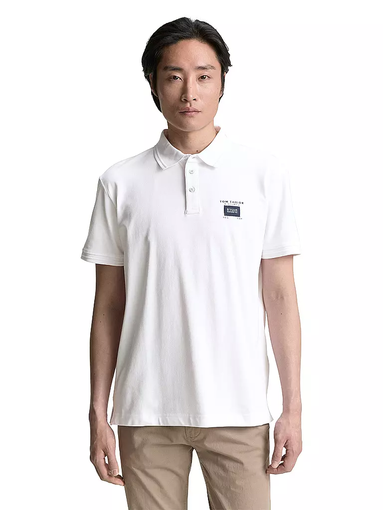 TOM TAILOR | Poloshirt  | weiss