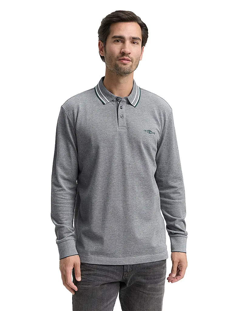 TOM TAILOR | Poloshirt  | grau