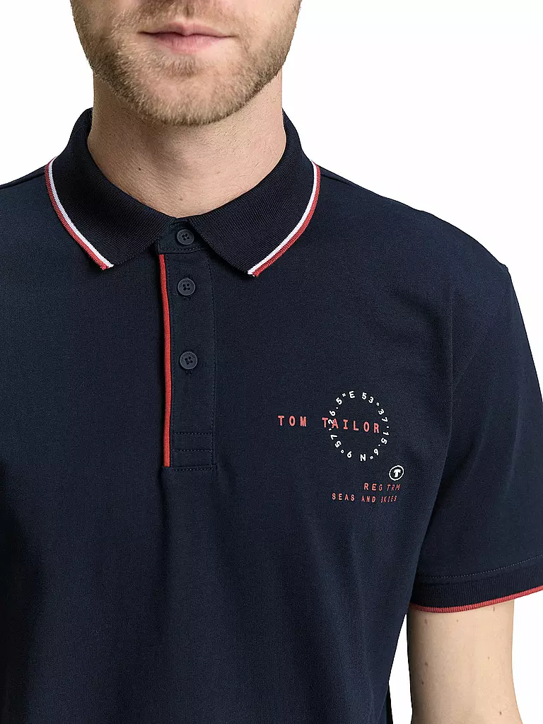 TOM TAILOR | Poloshirt  | dunkelblau