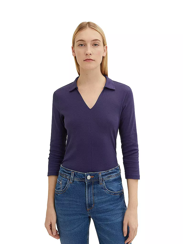 TOM TAILOR | Poloshirt  | dunkelblau