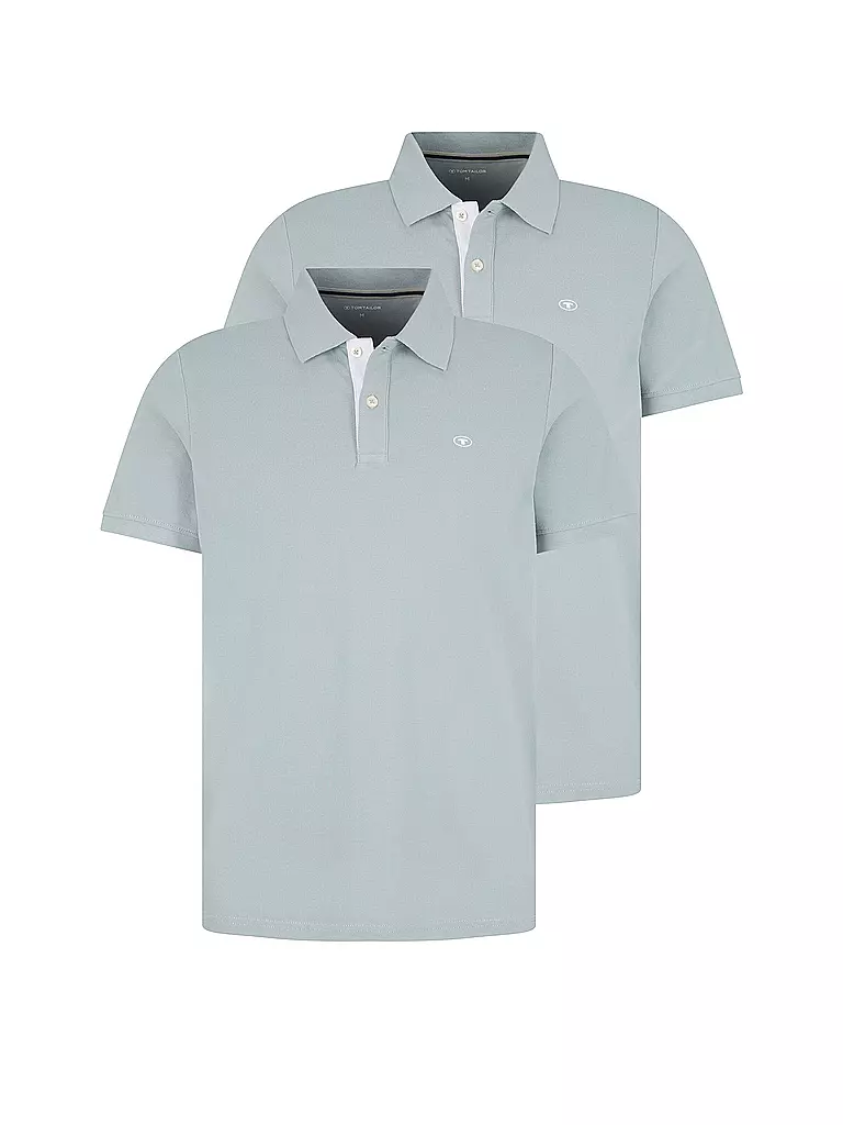 TOM TAILOR | Poloshirt Regular Fit | hellblau