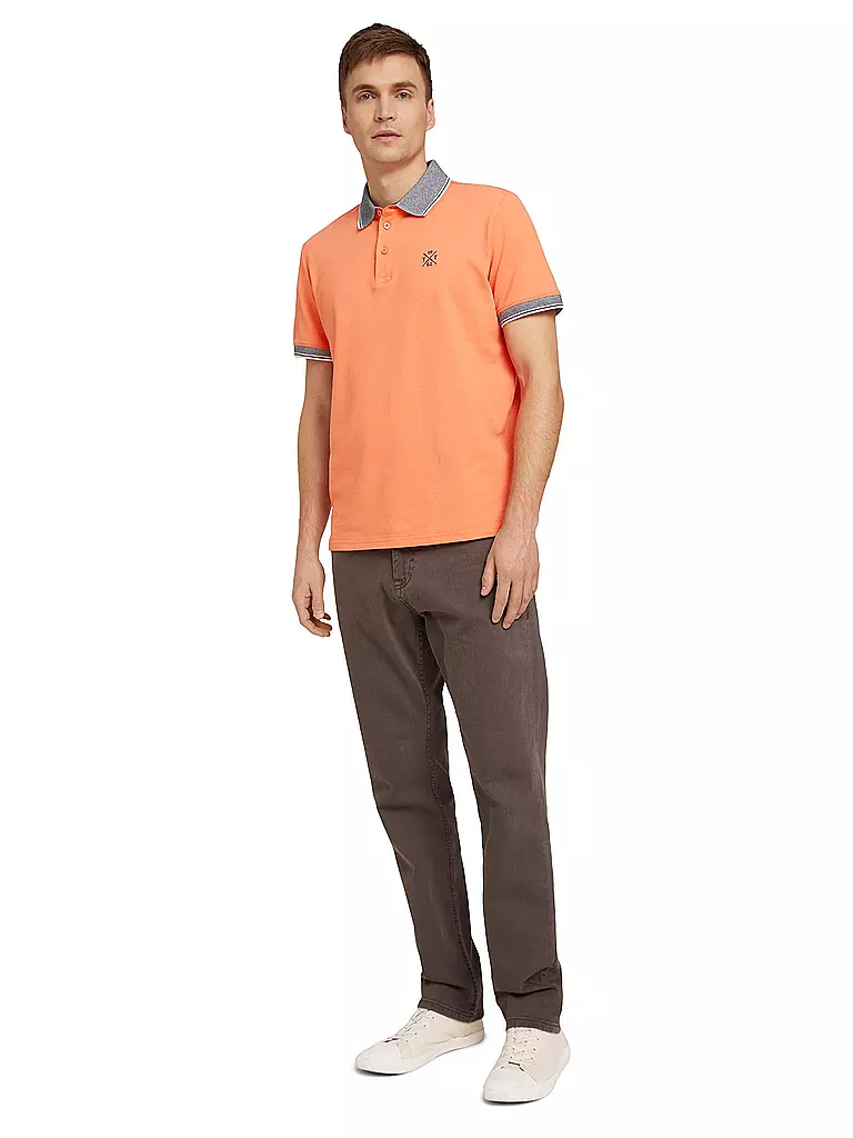 TOM TAILOR | Poloshirt Regular Fit | orange