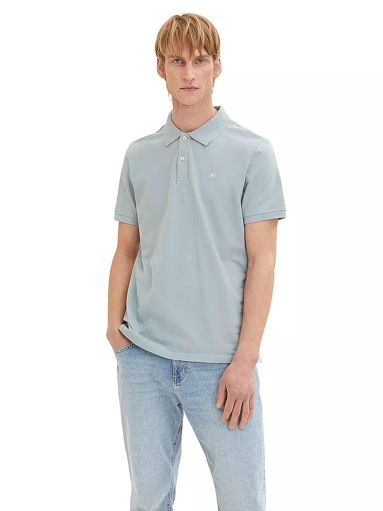 TOM TAILOR | Poloshirt Regular Fit | hellblau