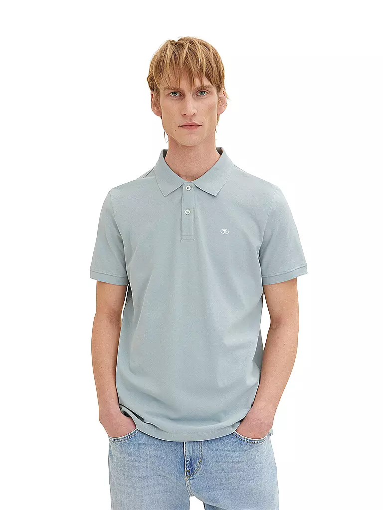 TOM TAILOR | Poloshirt Regular Fit | hellblau