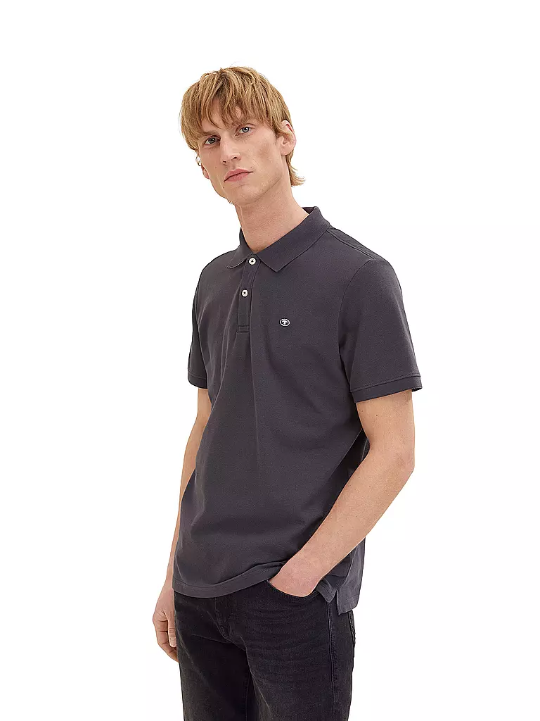 TOM TAILOR | Poloshirt Regular Fit | grau