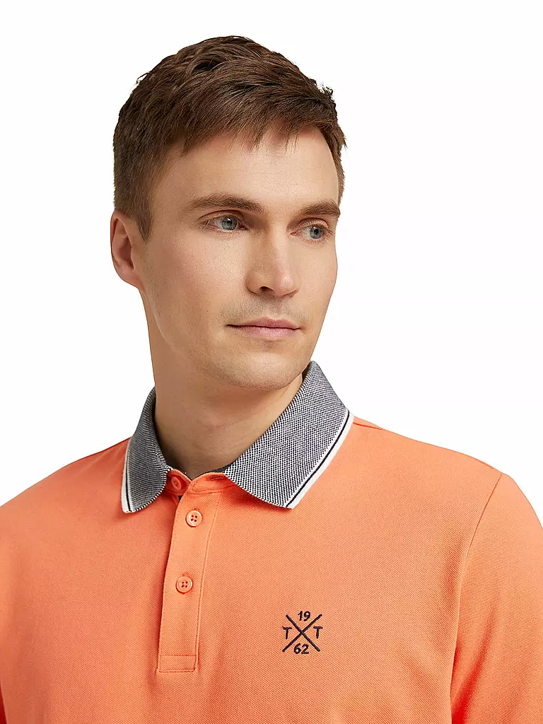 TOM TAILOR | Poloshirt Regular Fit | orange