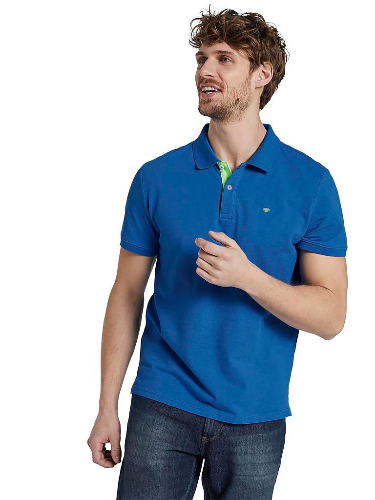 TOM TAILOR | Poloshirt Regular-Fit | blau