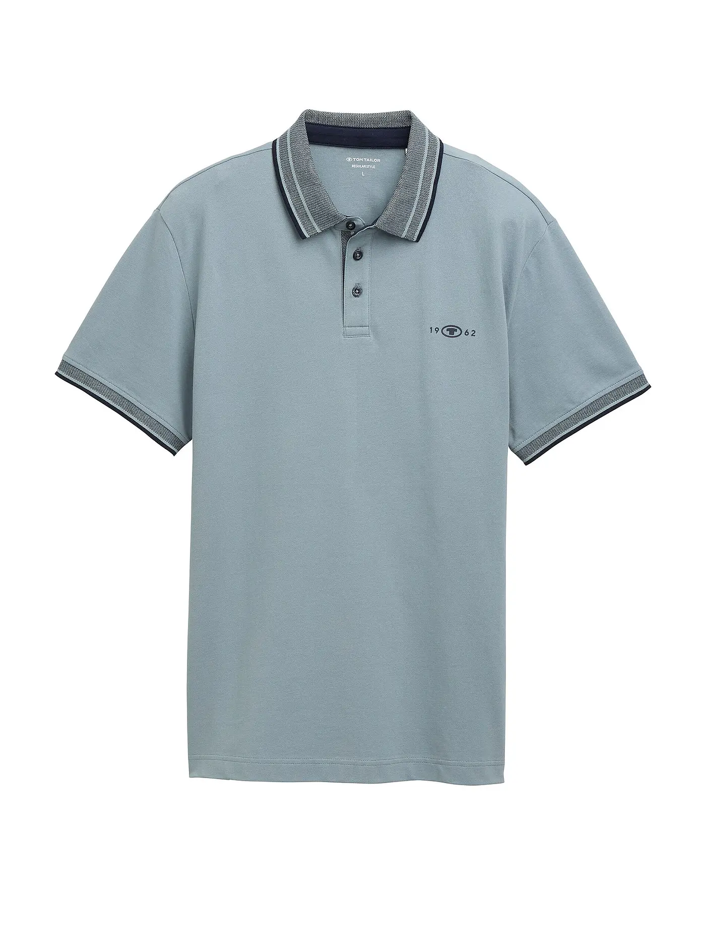 TOM TAILOR | Poloshirt  | hellgrau
