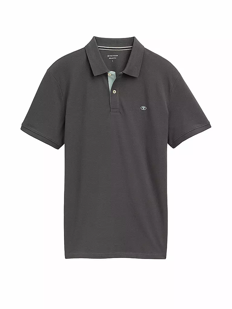 TOM TAILOR | Poloshirt | grau