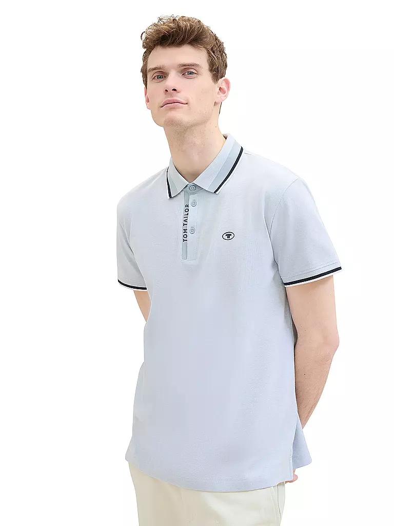TOM TAILOR | Poloshirt | grau