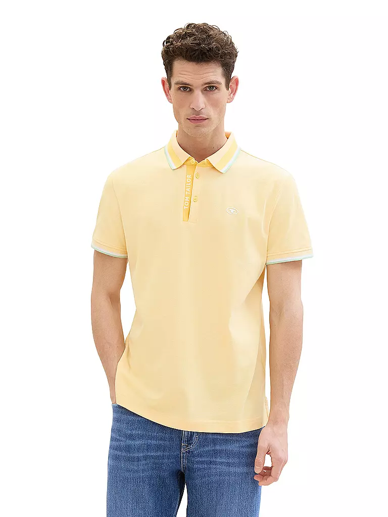 TOM TAILOR | Poloshirt | gelb