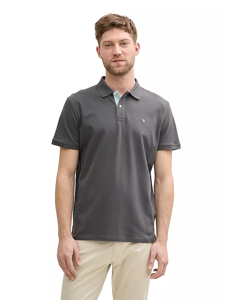 TOM TAILOR | Poloshirt | grau