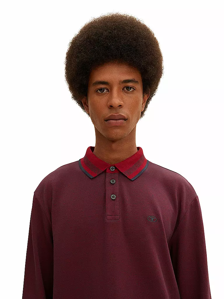 TOM TAILOR | Poloshirt | rot