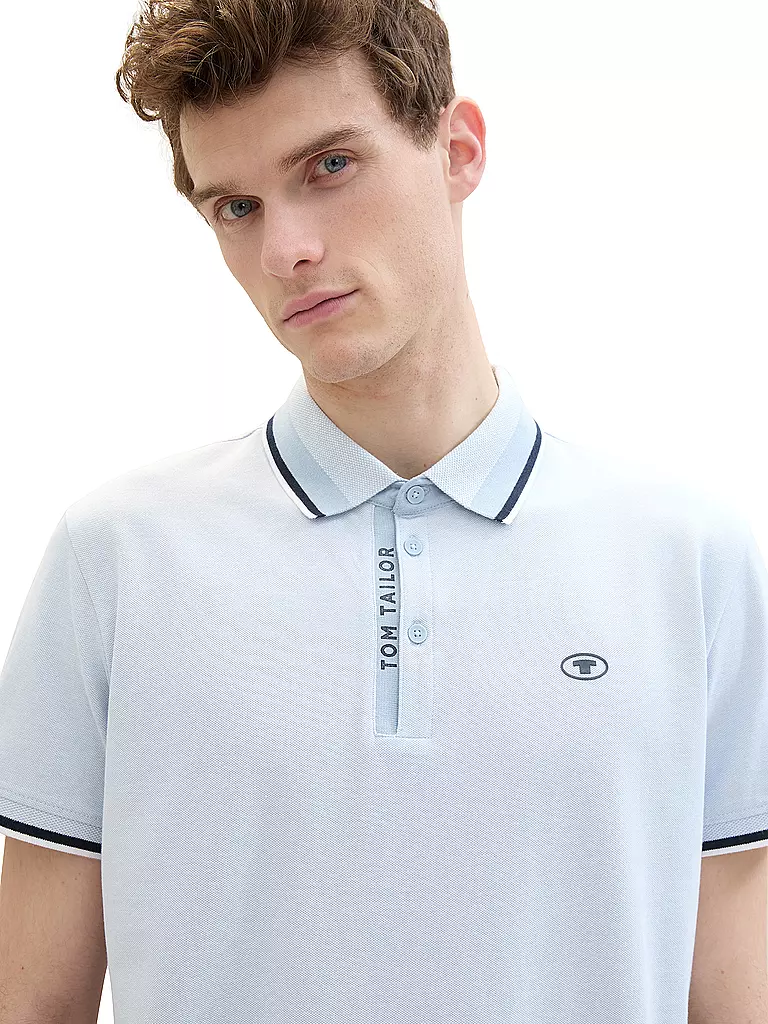 TOM TAILOR | Poloshirt | grau