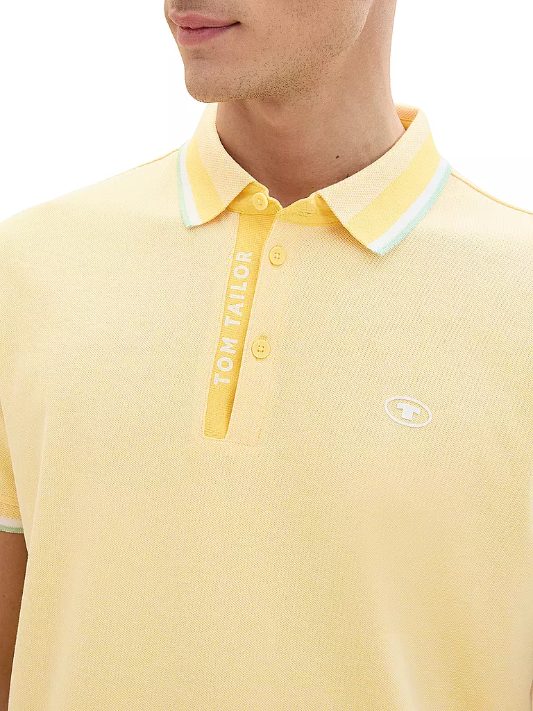 TOM TAILOR | Poloshirt | gelb
