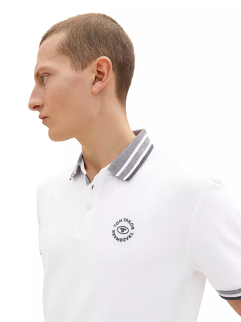 TOM TAILOR | Poloshirt | weiss