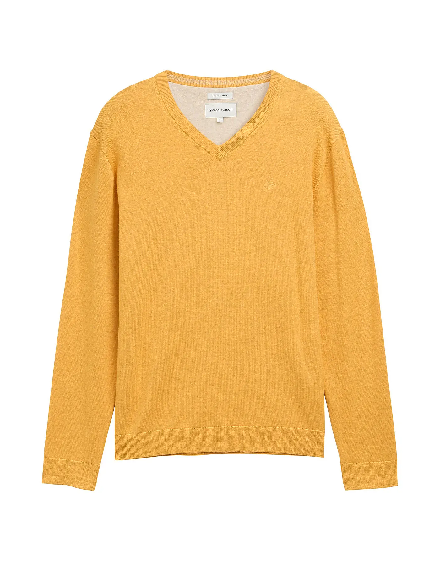 TOM TAILOR | Pullover | gelb
