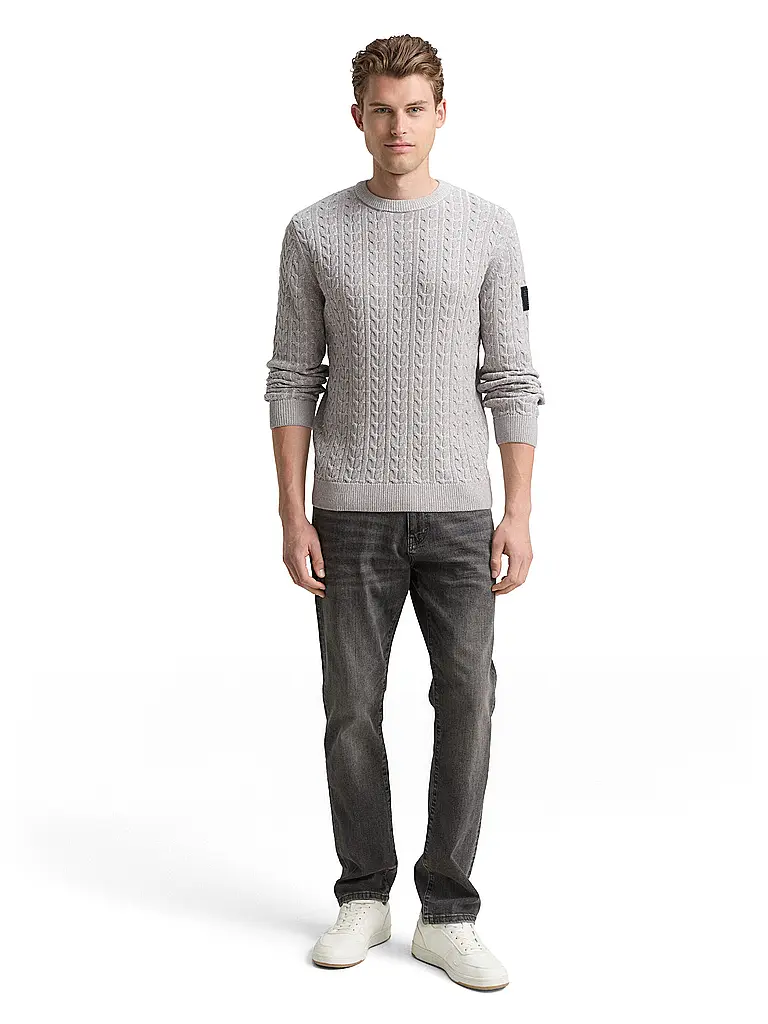 TOM TAILOR | Pullover  | Grau