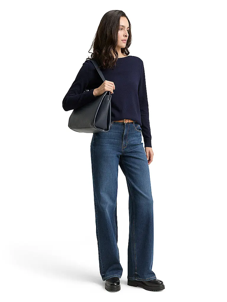 TOM TAILOR | Pullover  | dunkelblau