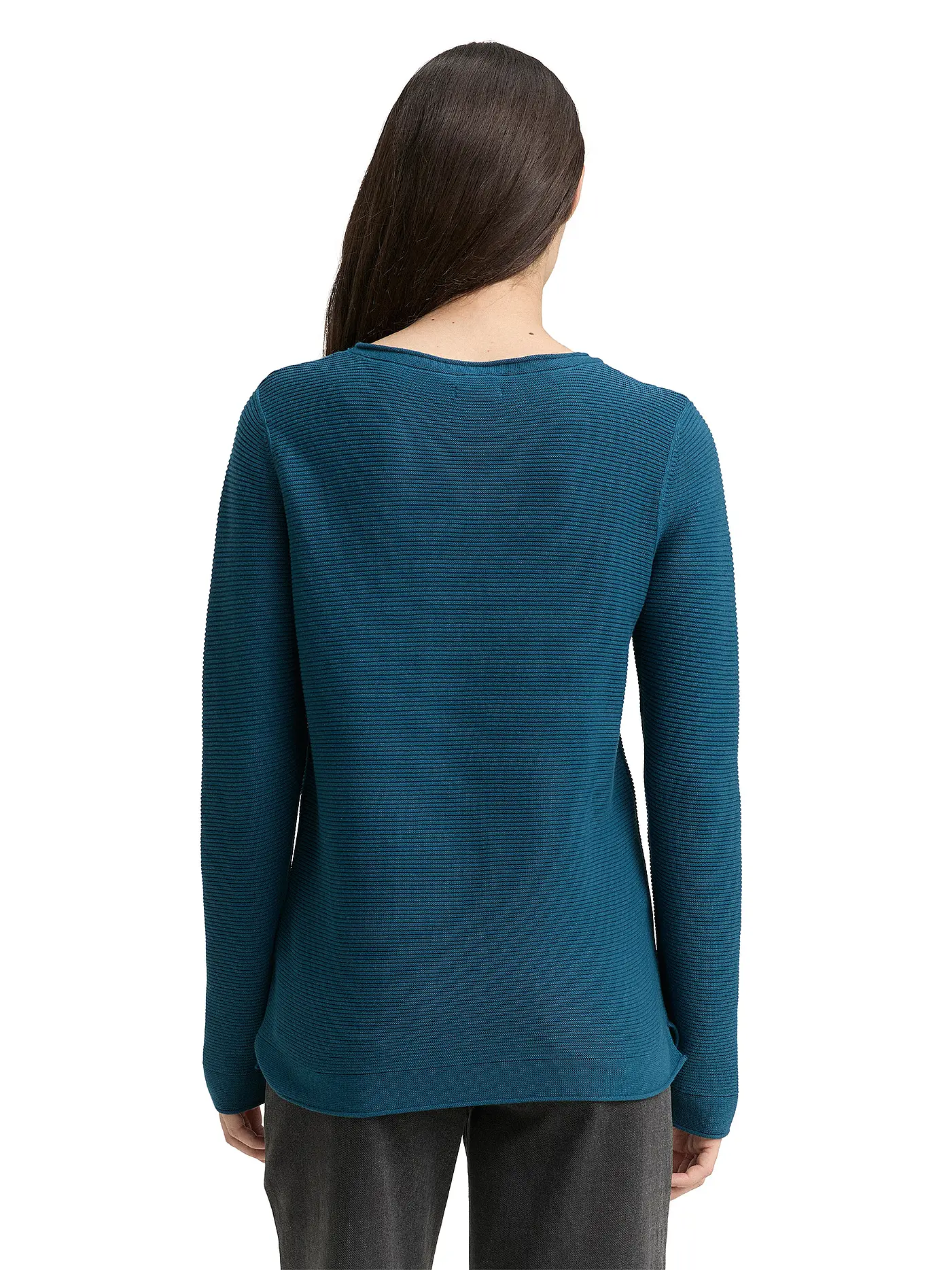 TOM TAILOR | Pullover  | petrol