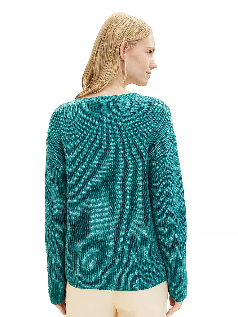 TOM TAILOR | Pullover  | Petrol