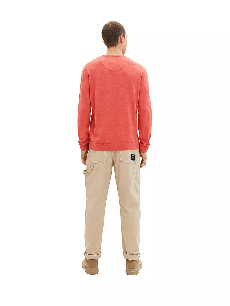 TOM TAILOR | Pullover  | Rot
