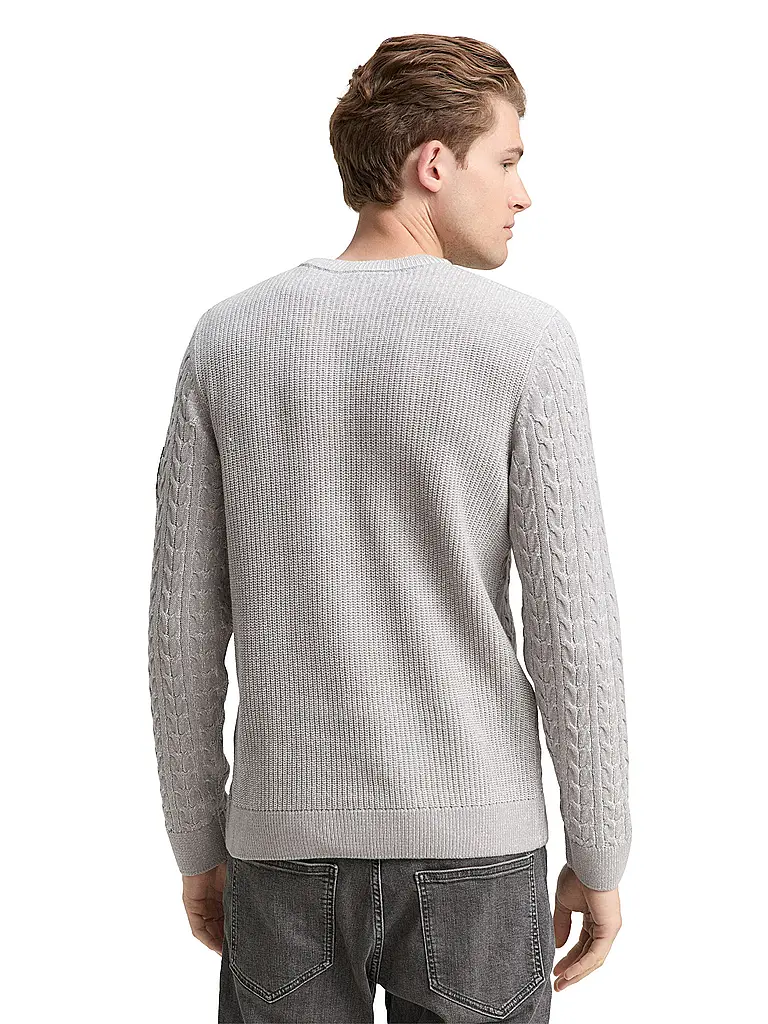 TOM TAILOR | Pullover  | Grau