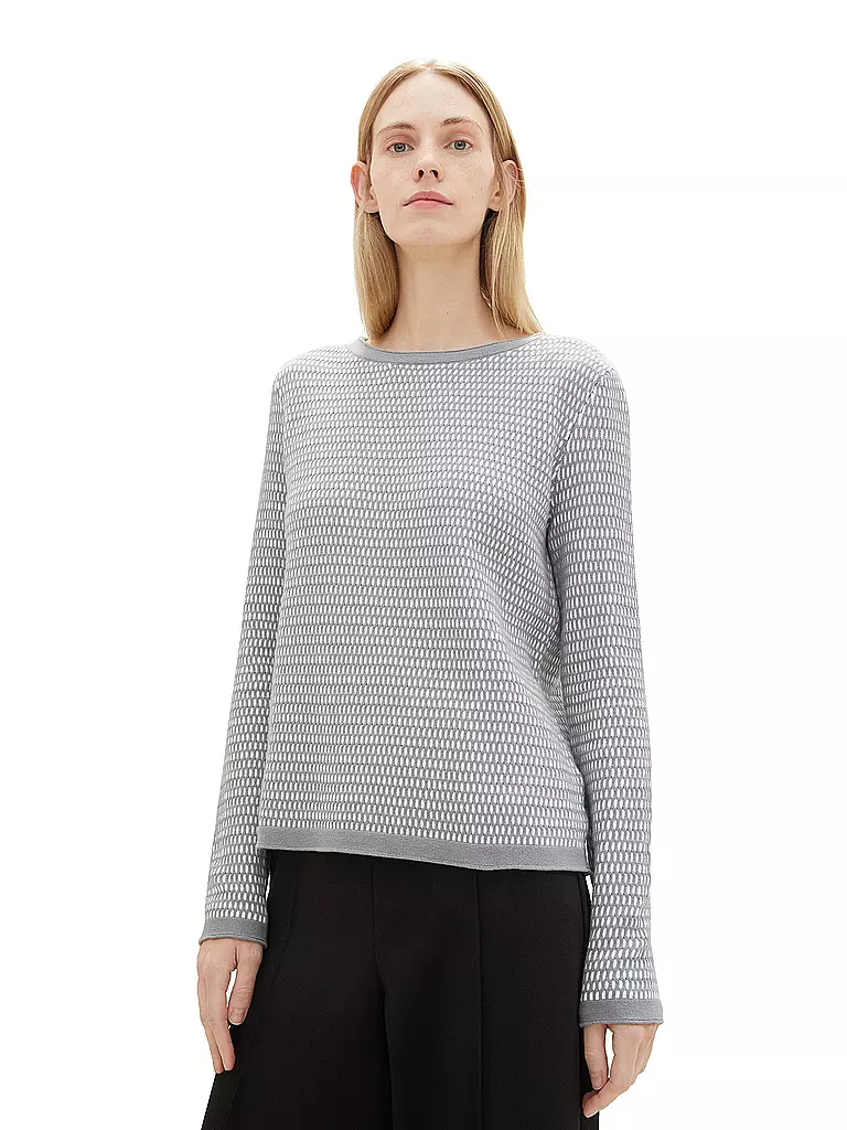 TOM TAILOR | Pullover  | Grau